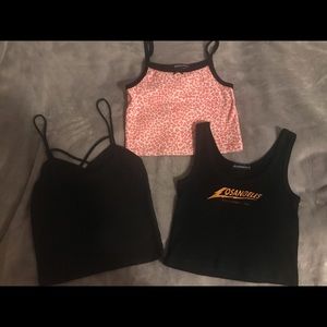 Three Brandy Melville Tank Tops ❤️